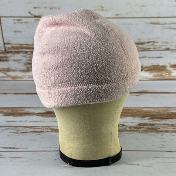 Patagonia Pink Fleece Beanie Hat Unisex Kids XL Age 6-10 Years - Picture 2 of 5